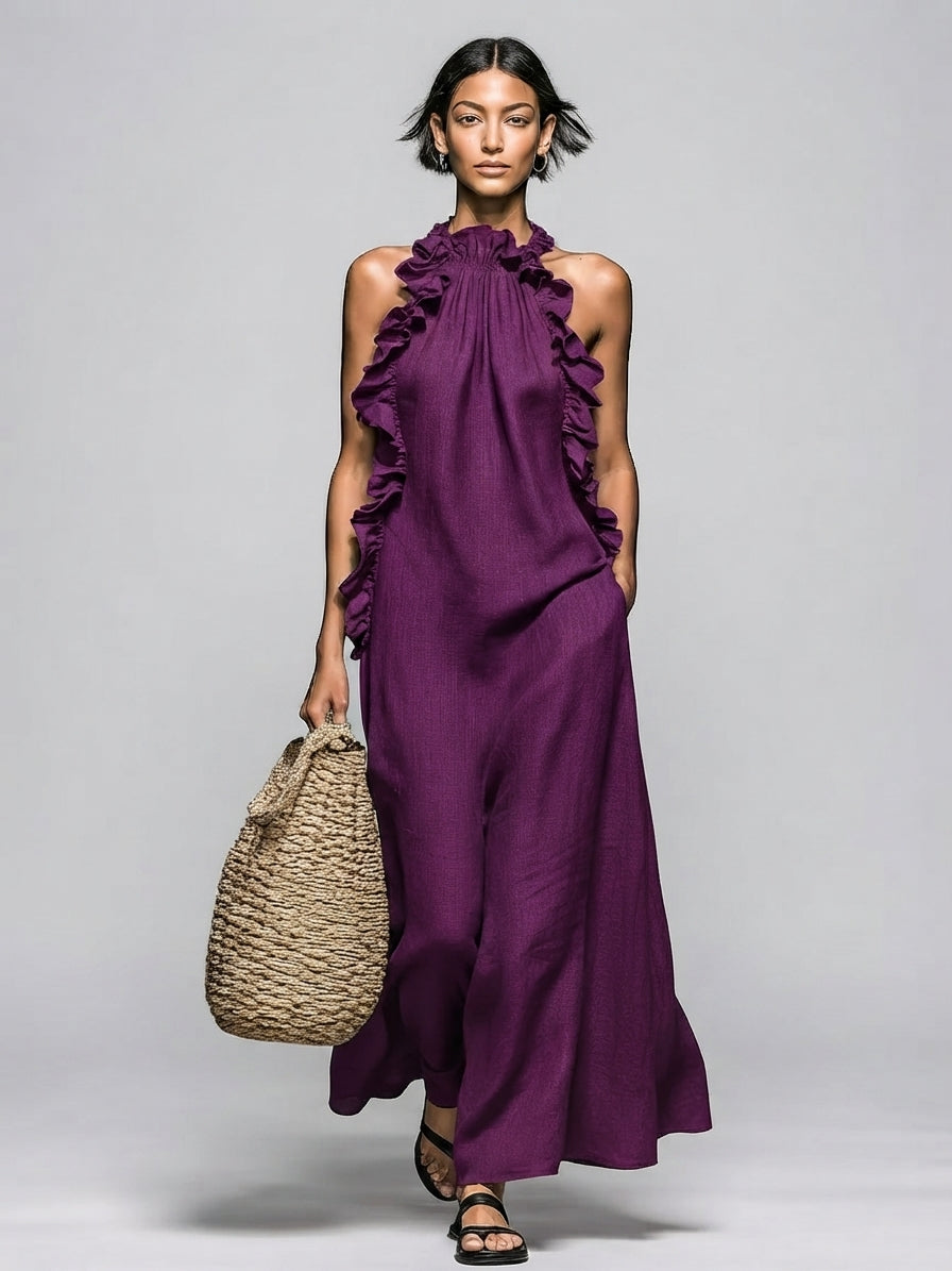 Gran Canaria | Vestido Maxi con Bolsillos