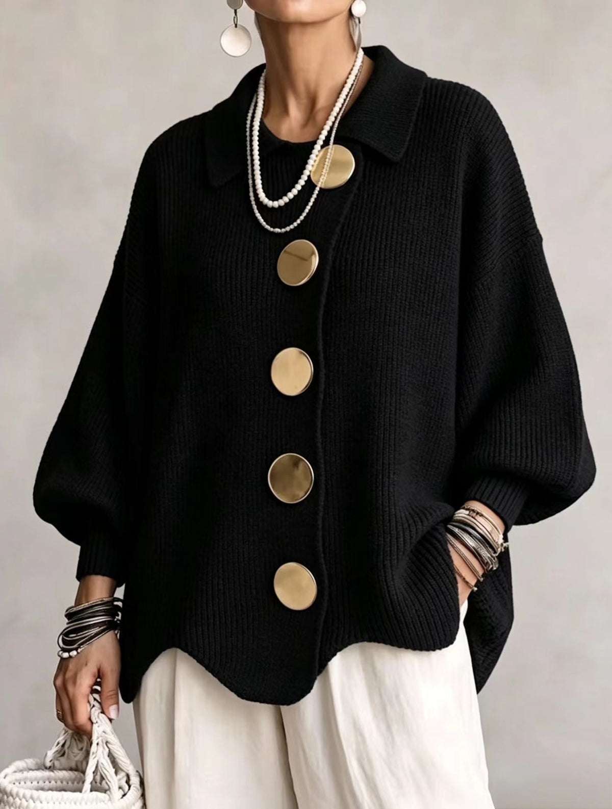 Isidora Cárdigan Negro