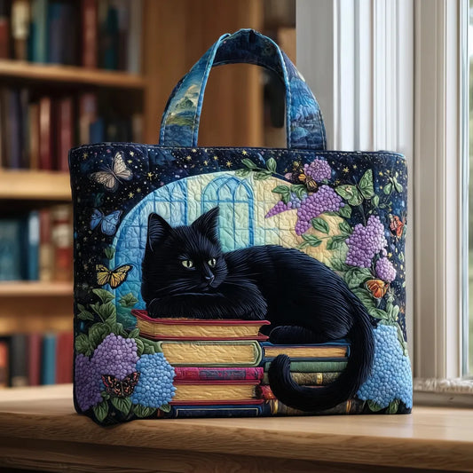 Bolsa Artesanal | Gato Negro sobre Libros
