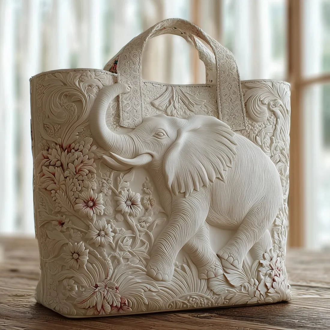 Bolsa Artesanal | Bolsa única con diseño de elefante