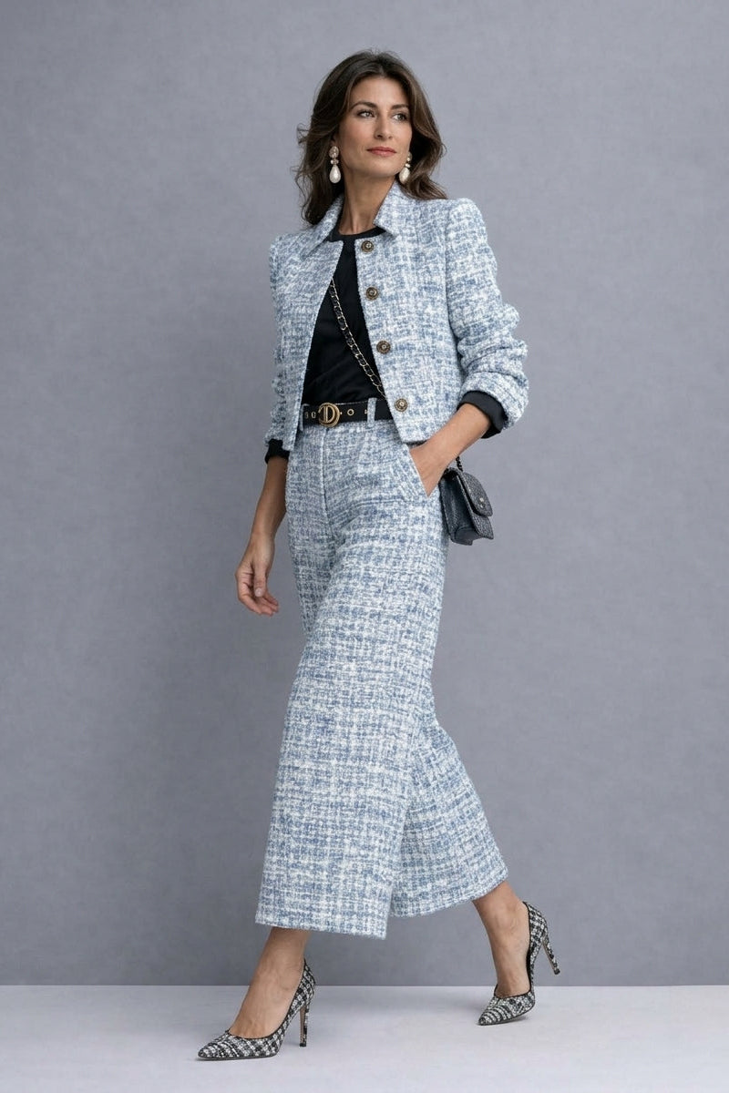 AZAHARA | Conjunto de Tweed de Dos Piezas