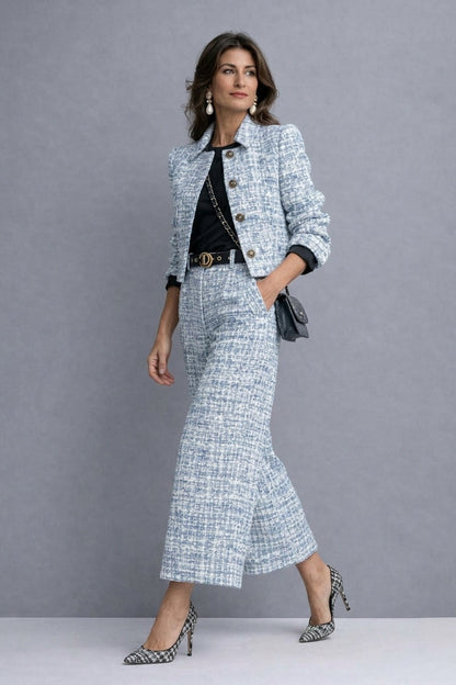 AZAHARA | Conjunto de Tweed de Dos Piezas