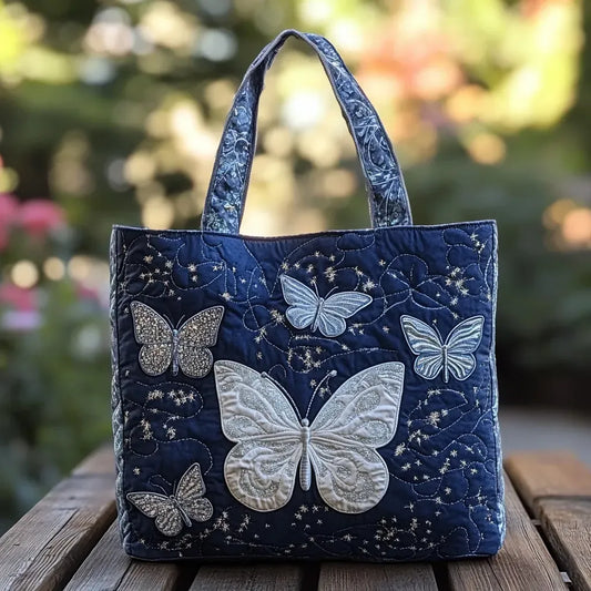 Bolsa Artesanal | Mariposa Plateada