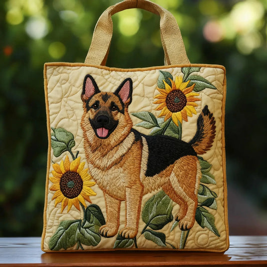 Bolsa Artesanal | Pastor Alemán Floral