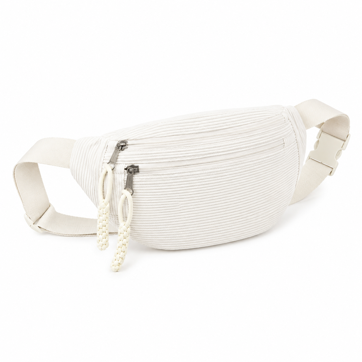 Petra | Bolsa de Hombro de Terciopelo Acanalado
