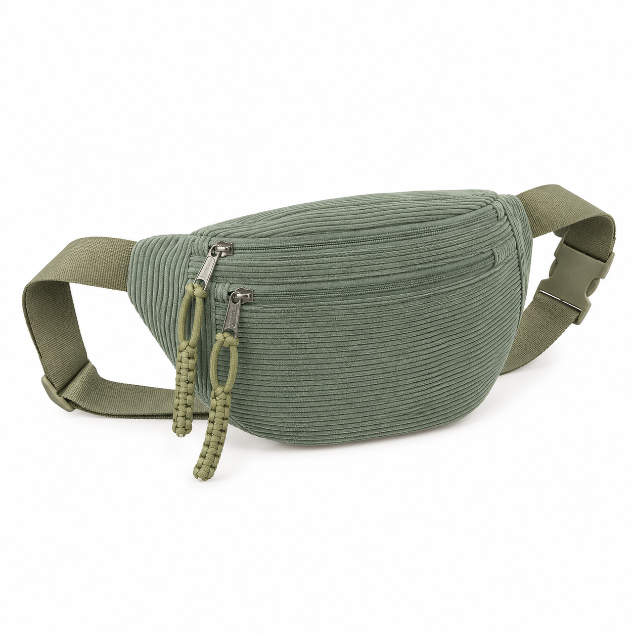 Petra | Bolsa de Hombro de Terciopelo Acanalado