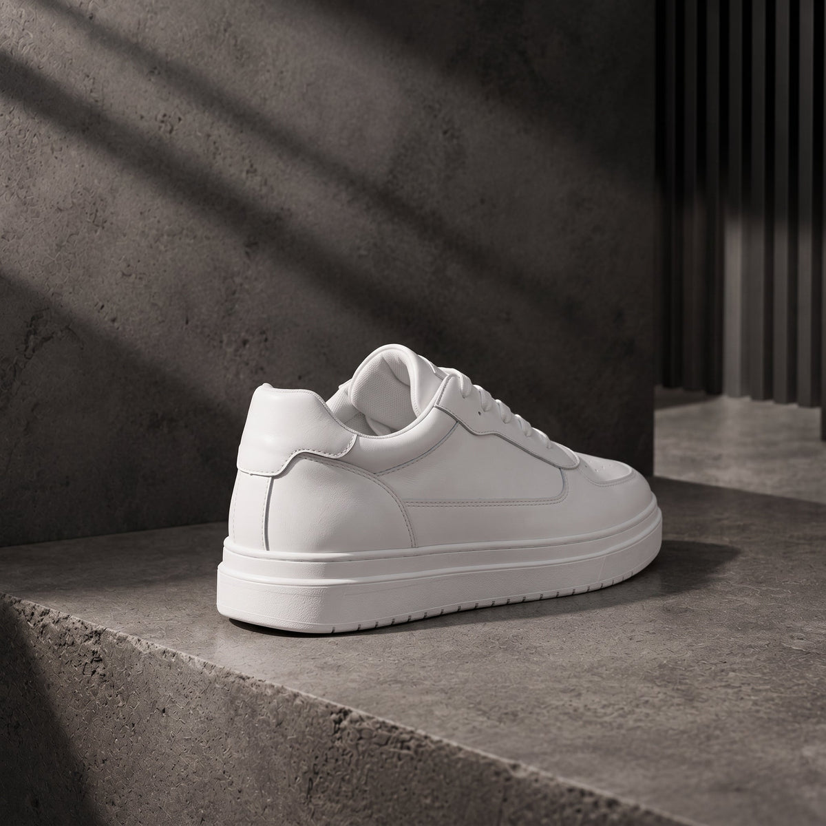 Zapatilla Blanca Casual 10cm