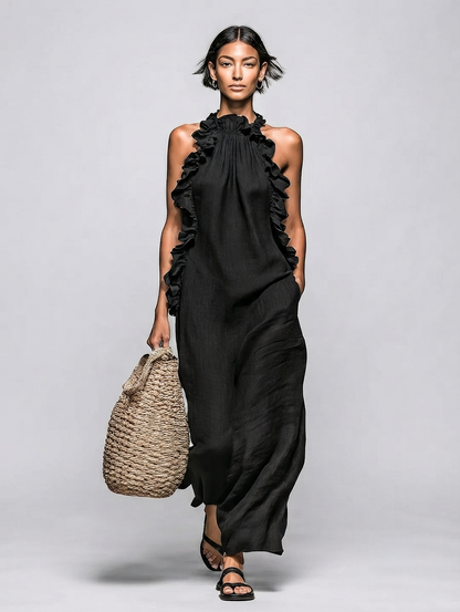 Gran Canaria | Vestido Maxi con Bolsillos