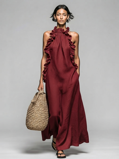Gran Canaria | Vestido Maxi con Bolsillos