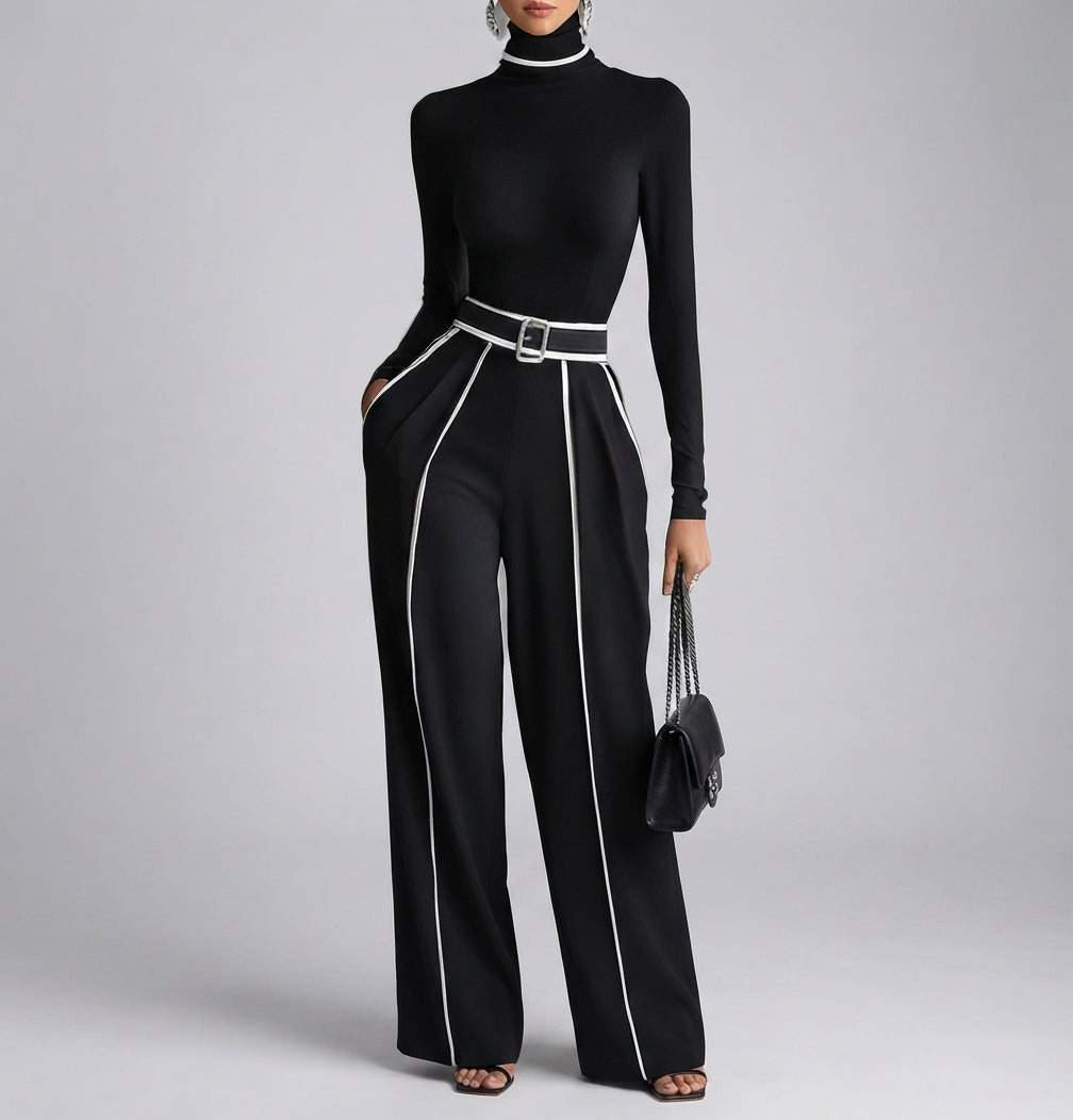 Zumaia | Conjunto Elegante de Cuello Alto