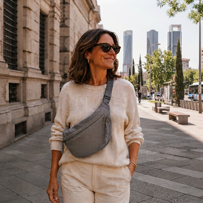 Chiara | Bolso de Hombro Gris