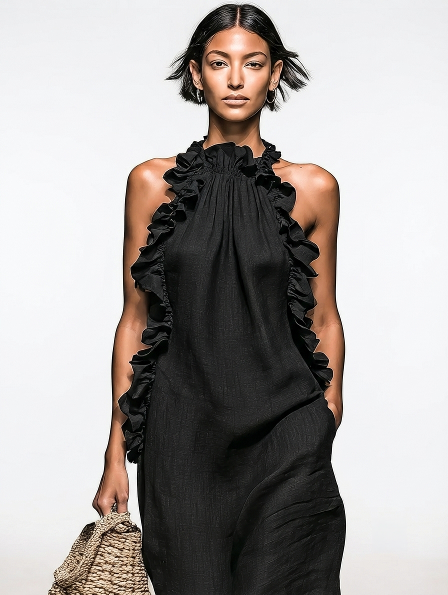 Gran Canaria | Vestido Maxi con Bolsillos