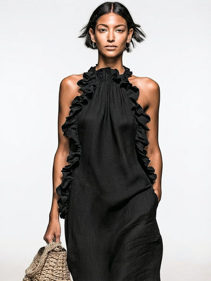 Gran Canaria | Vestido Maxi con Bolsillos