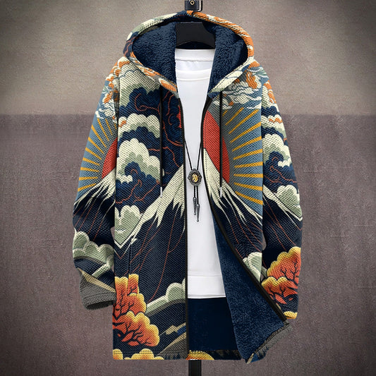 Ezio | Cárdigan Artístico con Capucha