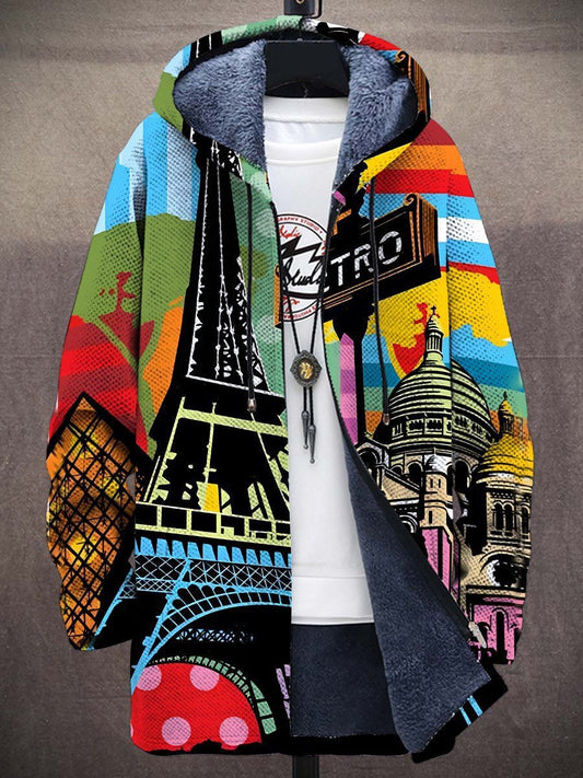 Emilio | Chaqueta Artística con Capucha y Cremallera