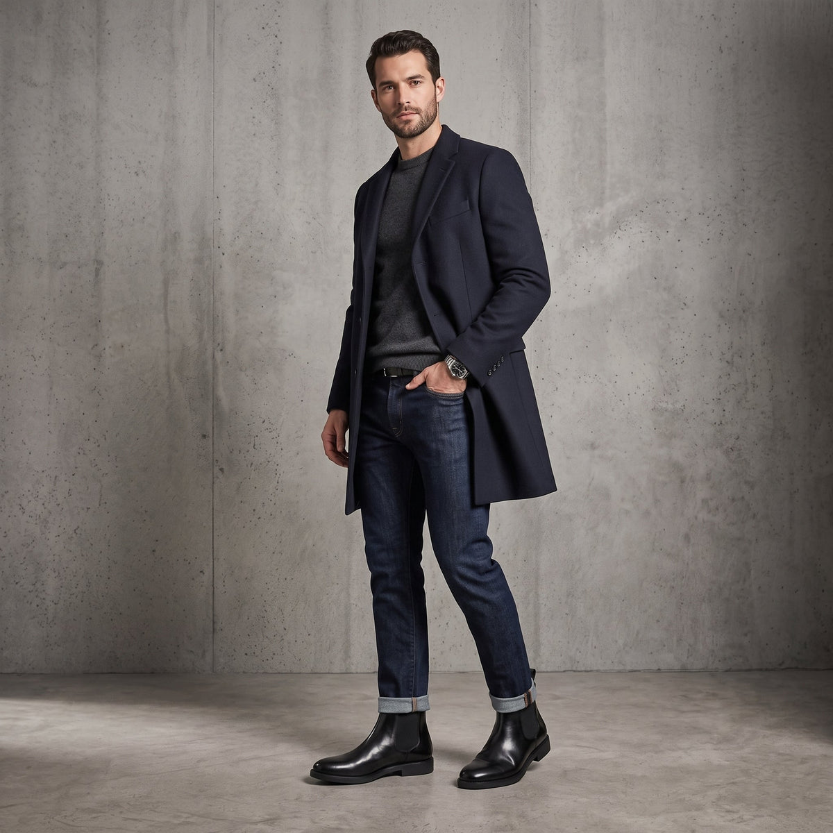 Bota Chelsea +8cm