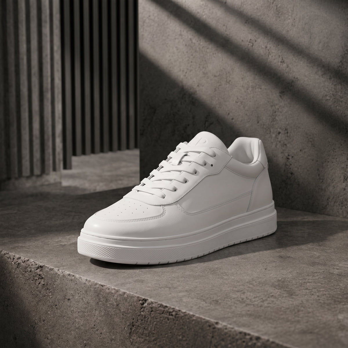 Zapatilla Blanca Casual 10cm
