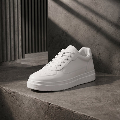 Zapatilla Blanca Casual 10cm