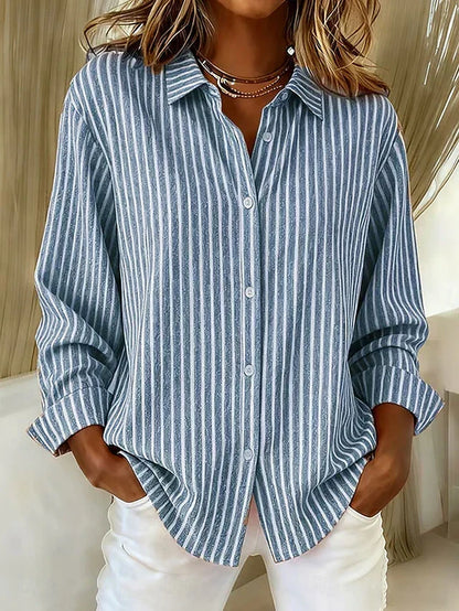 Ginevra | Camisa a Rayas con Botones