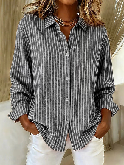 Ginevra | Camisa a Rayas con Botones