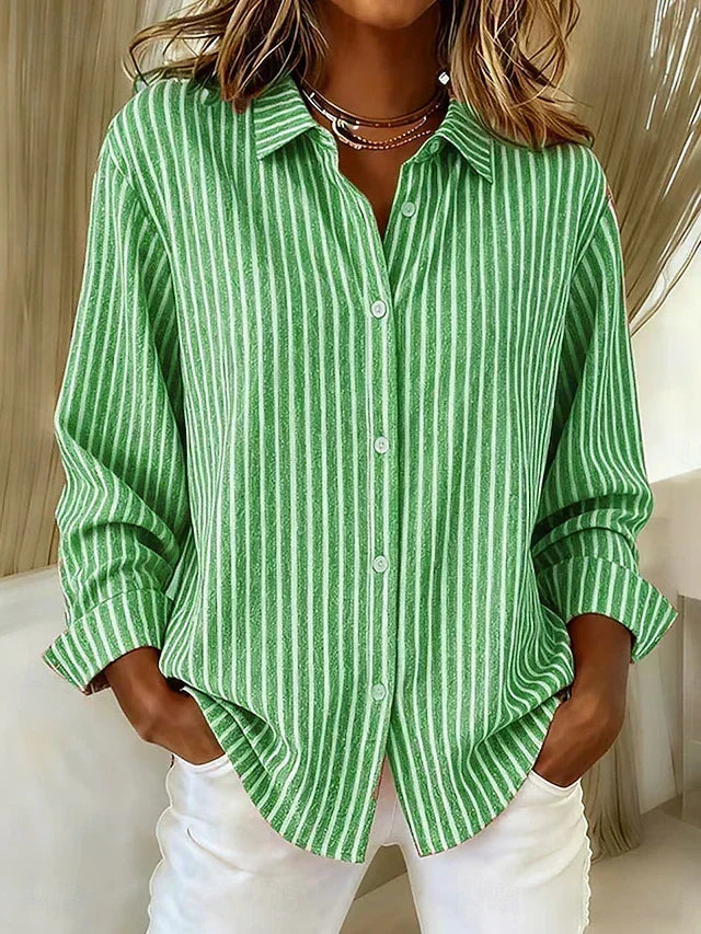 Ginevra | Camisa a Rayas con Botones