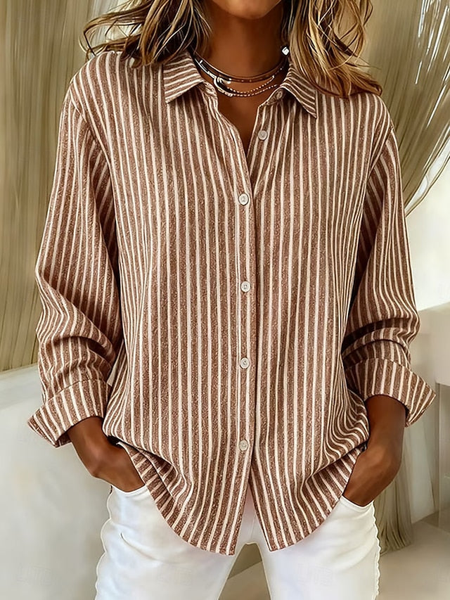 Ginevra | Camisa a Rayas con Botones