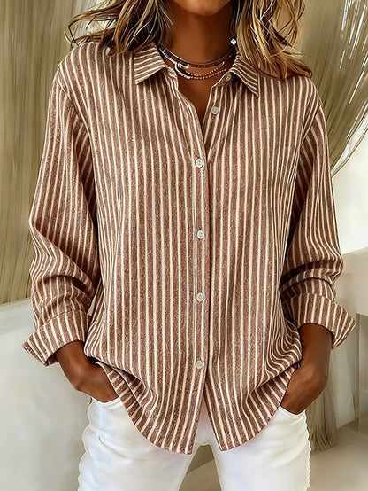 Ginevra | Camisa a Rayas con Botones