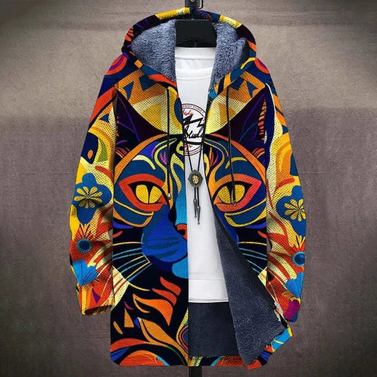 Gregorio | Cardigan Artístico con Capucha