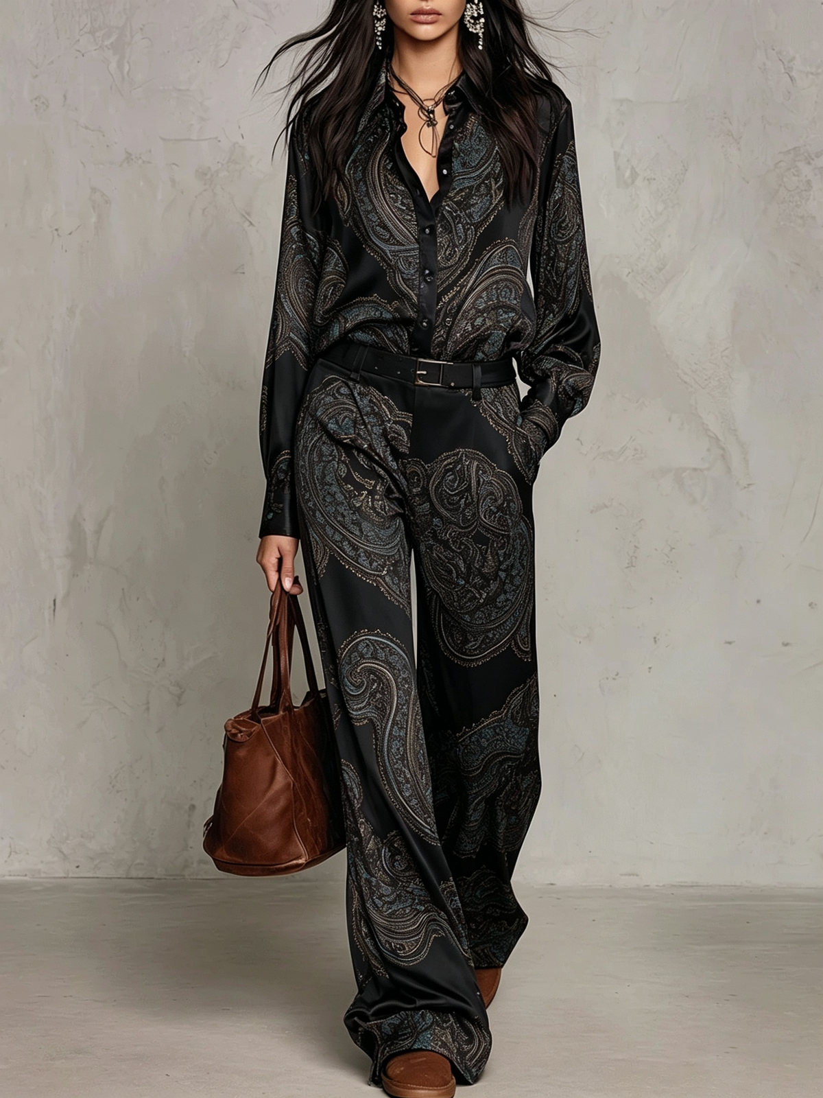 Noemi | Paisley Negro