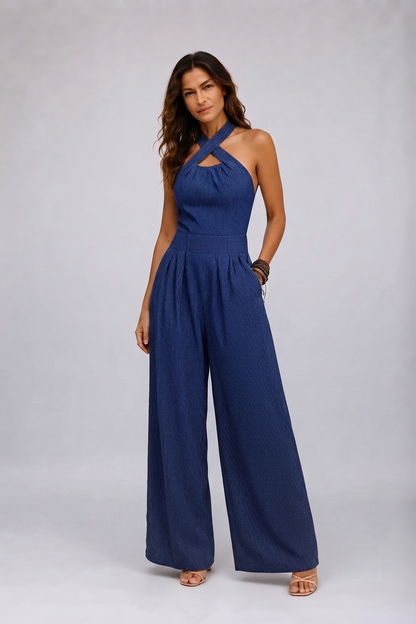 Bianca | Mono elegante con escote cruzado