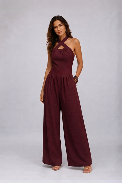 Bianca | Mono elegante con escote cruzado