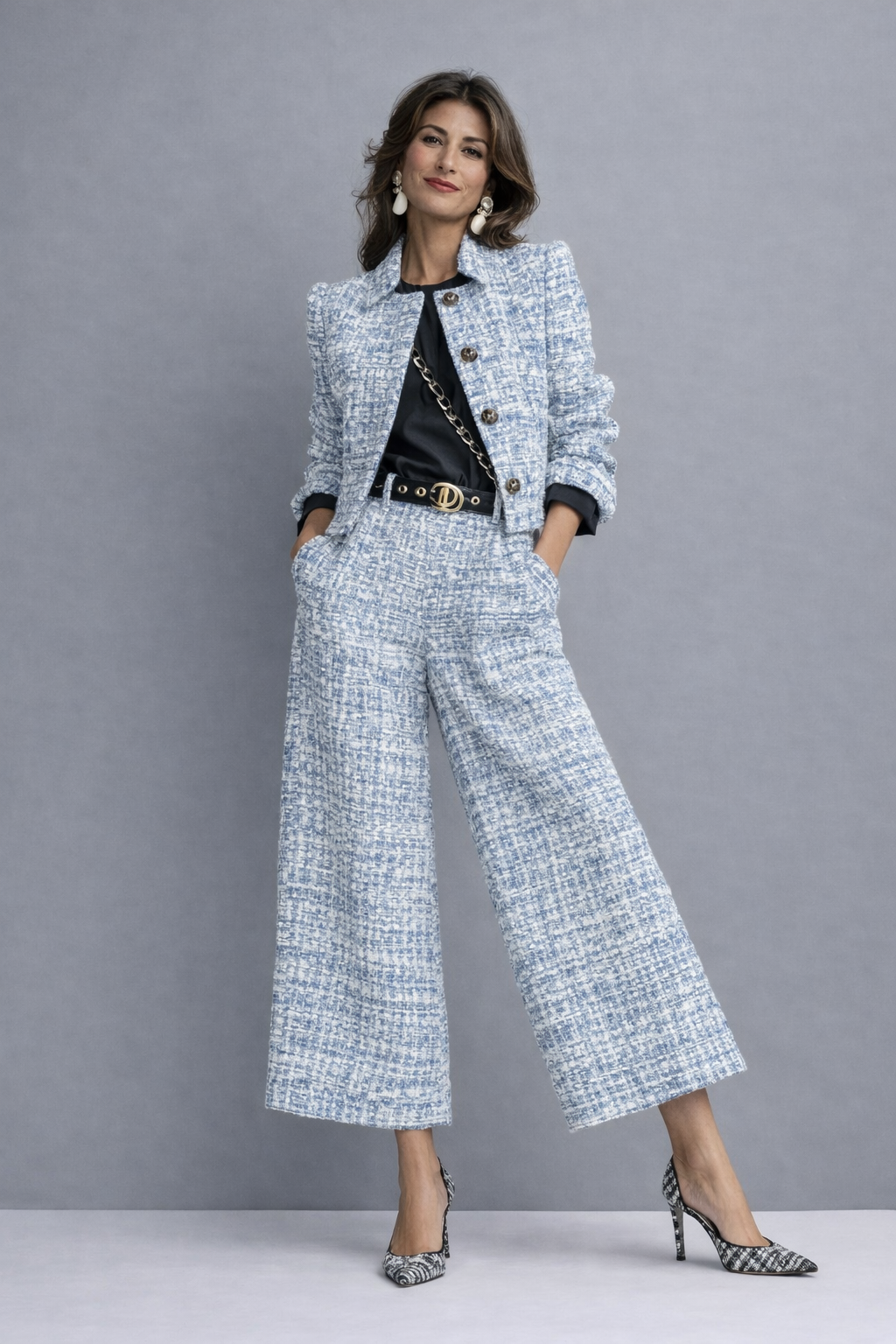 AZAHARA | Conjunto de Tweed de Dos Piezas