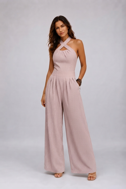 Bianca | Mono elegante con escote cruzado