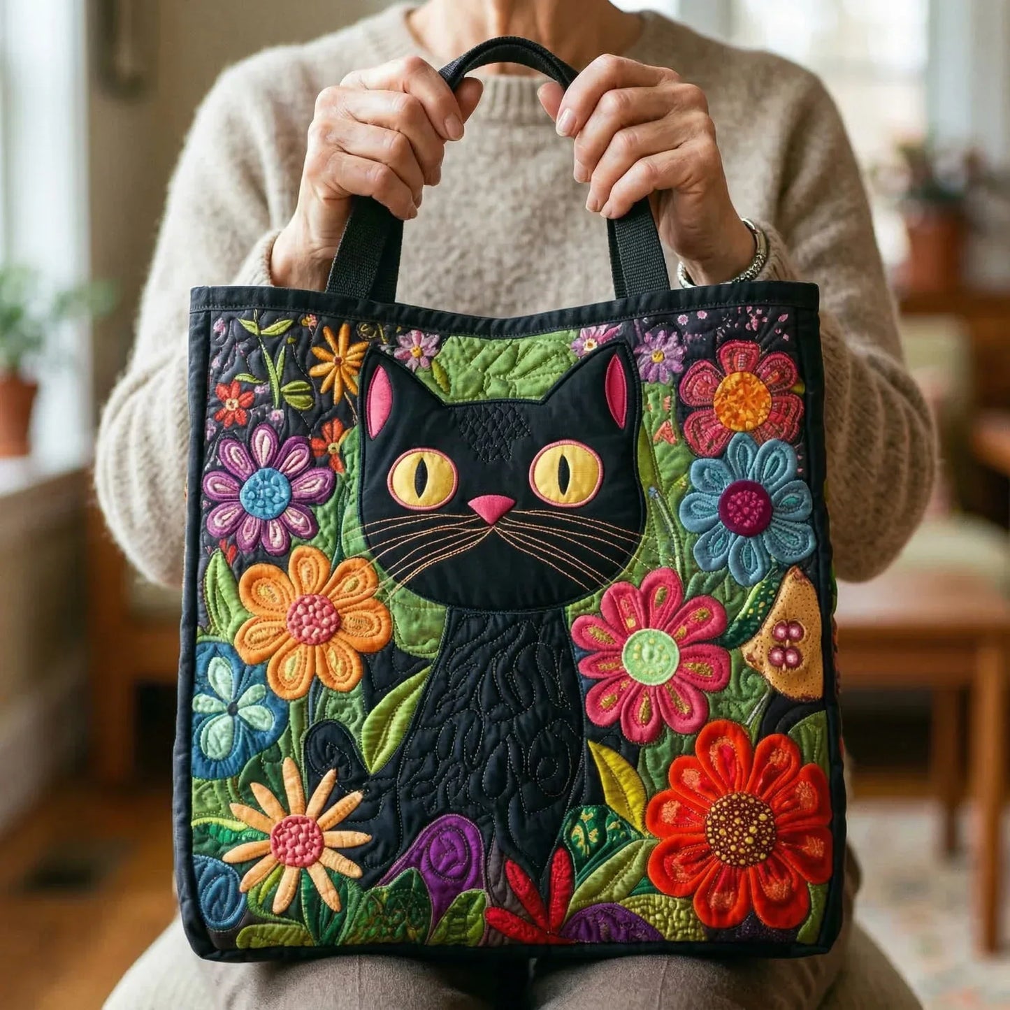 Bolsa Acolchada | Gato Negro Encantado