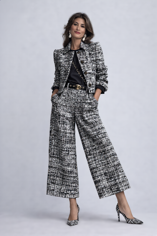 AZAHARA | Conjunto de Tweed de Dos Piezas