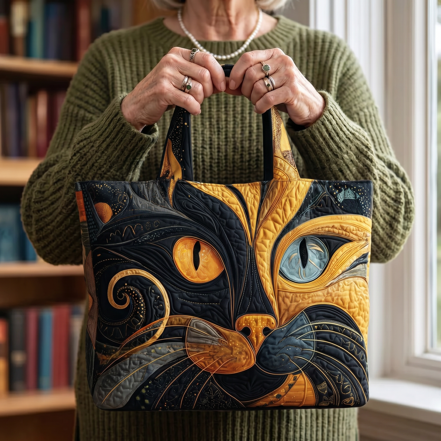 Bolsa Artesanal | Gato Místico